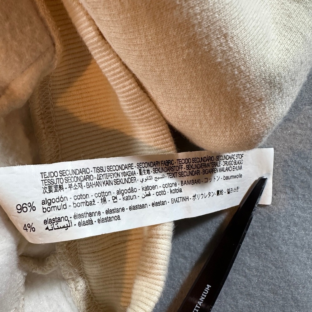 Zara Trafaluc Cream "your order has arrived" Graphic Hoodie Sweatshirt Size S - Picture 8 of 10